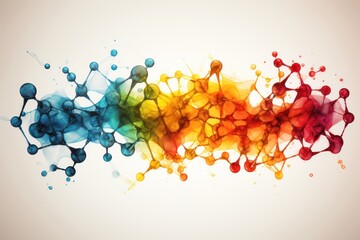 Molecular Aesthetics: Detailed Abstract DNA Background