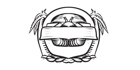 Decorative vintage set of thin calligraphic elements: 
borders, frames, dividers, ornaments, page decoration.
Combinations for retro design, greeting cards,
certificates and invitations 
Ribbon banner