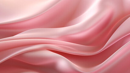 Obraz premium Elegance abstract soft focus wave glossy pink fabric use for background