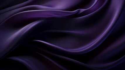 Obraz premium Elegance abstract soft focus wave glossy purple fabric use for background