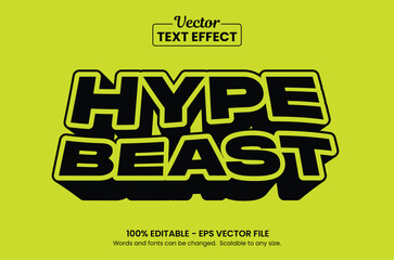 Hypebeast Style Editable Text Effect for clothing brand or T shirt