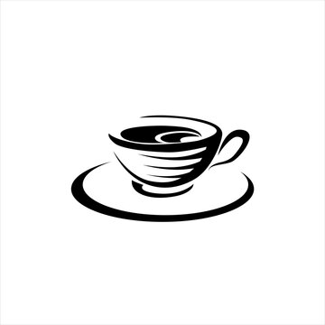 a cup of coffee vector eps 10