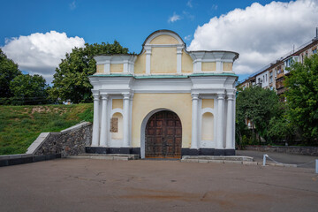 Moscow Gates at World War II Memorial Complex - Kiev, Ukraine