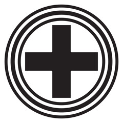 caduceus icon on metal internet button