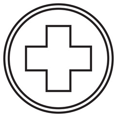 caduceus icon on metal internet button