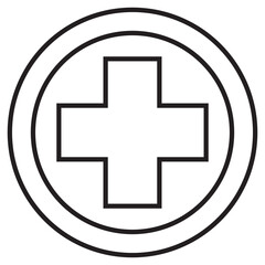 caduceus icon on metal internet button