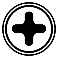 Fototapeta premium caduceus icon on metal internet button