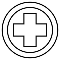 Obraz premium caduceus icon on metal internet button