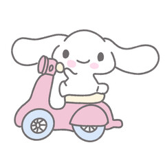 baby elephant on a scooter