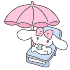 pig and umbrella