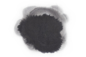 smudging of ink on Korean paper