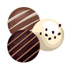 sweet chocolate candies