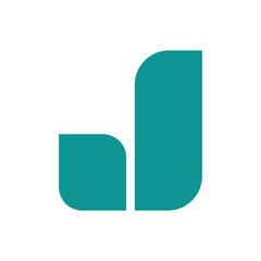 Monogram design vector logo. Monogram initial letter mark J logo design. Monogram design vector logo. Monogram initial letter mark J logo design simple J monogram