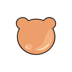 Cartoon Candy Illustration Isolated In White. sweet candy cartoon images