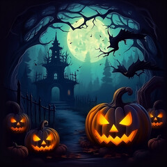 Fototapeta premium halloween illustration