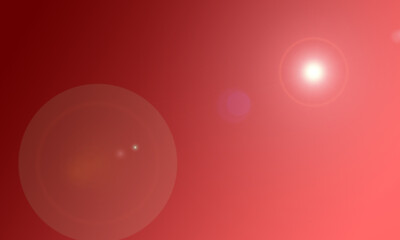 abstract red background lens flare
