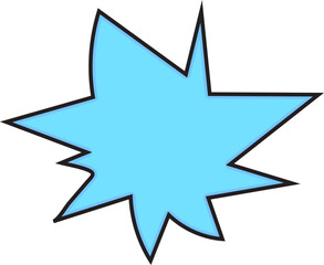 Hand drawn comic speech bubbles