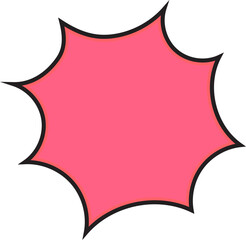 Hand drawn comic speech bubbles