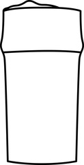 Hand drawn beer glass, mug or bottle of oktoberfest