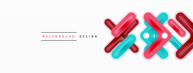 Cross line background minimal geometric template. Design for wallpaper, banner, background, landing page, wall art, invitation, prints, posters