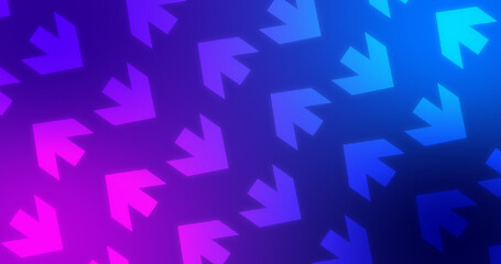 Imaginative unique arrows animating flashing motion graphic background. Moving arrow transition like technology digital conceptual.