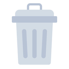 Trash Bin flat icon