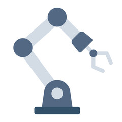 Robotic Arm flat icon