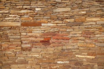 Brick Wall Tight, Chaco Canyon National Park, New Mexico, USA