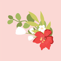 Floral Wreaths and Bouquets. Floral arrangement - border, wreath, frame. Perfect wedding stationary, greetings, fashion, background