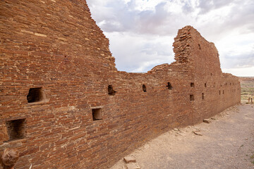 Wall Ruins, Chaco Canyon National Park, New Mexico, USA
