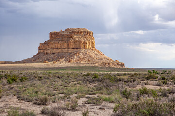 Fajada Butte, Chaco Canyon National Park, New Mexico USA