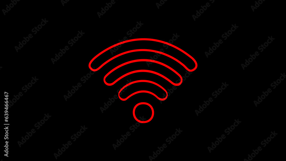 Poster wifi signal icon. wifi sign. wireless internet connection signal. wifi symbol.