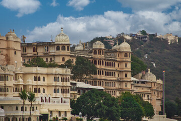 Naklejka premium Scenic heritage of Udaipur City.