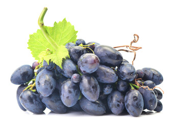 Grapes isolated on white