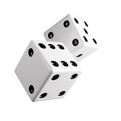 Dice Roll 3D Rendered Illustration