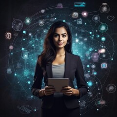 A Indian business woman