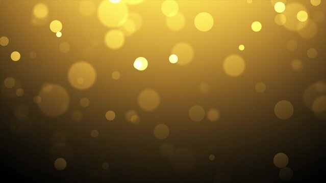 
4K creative glowing bokeh glittering background for social party events celebration Christmas and festivals. Stock footage of particle motion graphic defocused bg.

