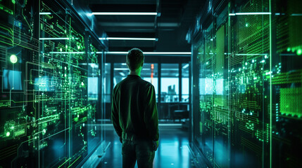 Next-Gen Paradigm: AI Specialist in Virtual Reality Data Hub, Cloud-Enabled Machine Learning and Cybersecurity Ecosystem. SAAS, IoT, Digital Transformation.