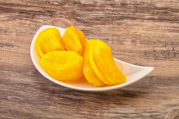 Canned Jackgruit in the bowl