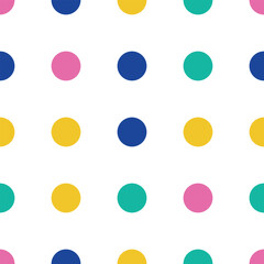 Abstract background, colored circles.