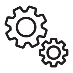 settings line icon
