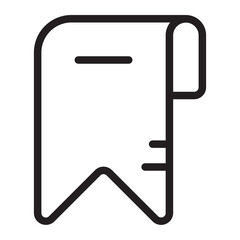 bookmark line icon