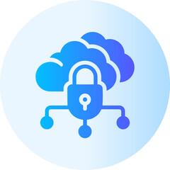 cloud computing line icon