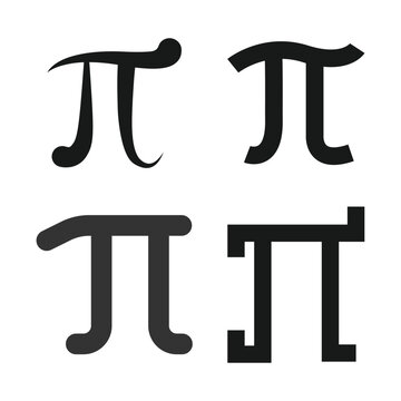 pi math icon vector