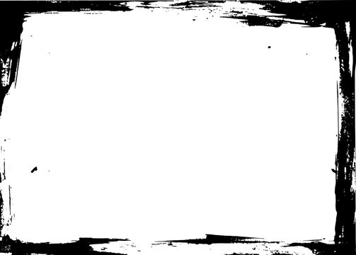 Fondo abstracto grunge con suciedad, textura marco en negro, recurso banner con efecto enmarcado. Espacio para texto o imagen.