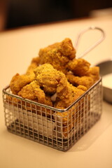 chicken nuggets on a plate