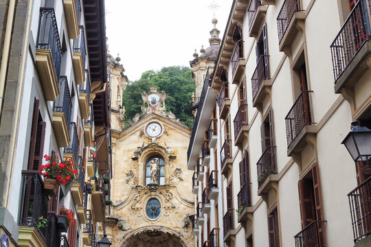 Basilica of santa maria del coro in san sebastian