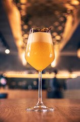 Passion fruit cocktail or mocktail