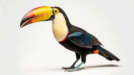 toucan on a white background