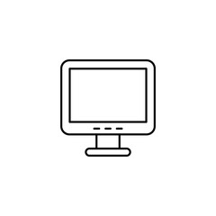 Computer icon design with white background stock illustration